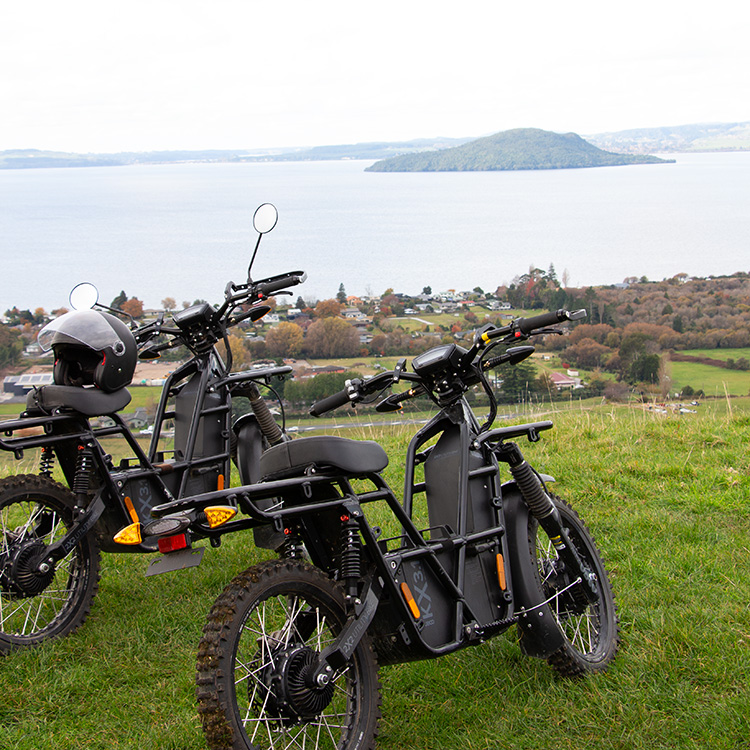  UBCO electric motorbikes are a great way to explore. 