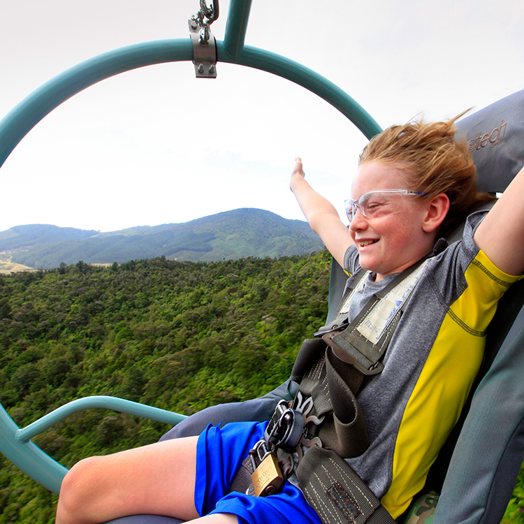  The Skywire is a must for thrill-seekers in Cable Bay. Photo by Tim Cuff.