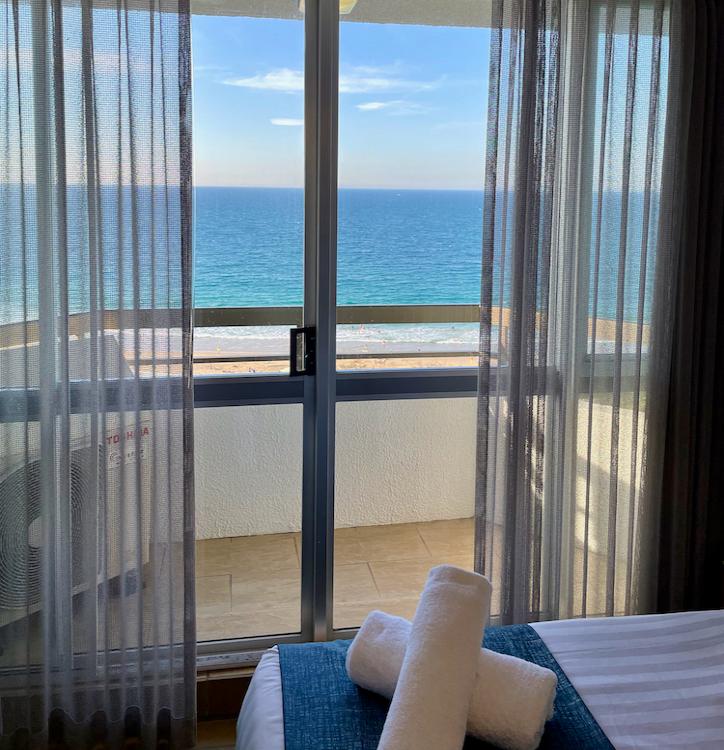 Sea views from Newport Apartments in Mooloolaba.