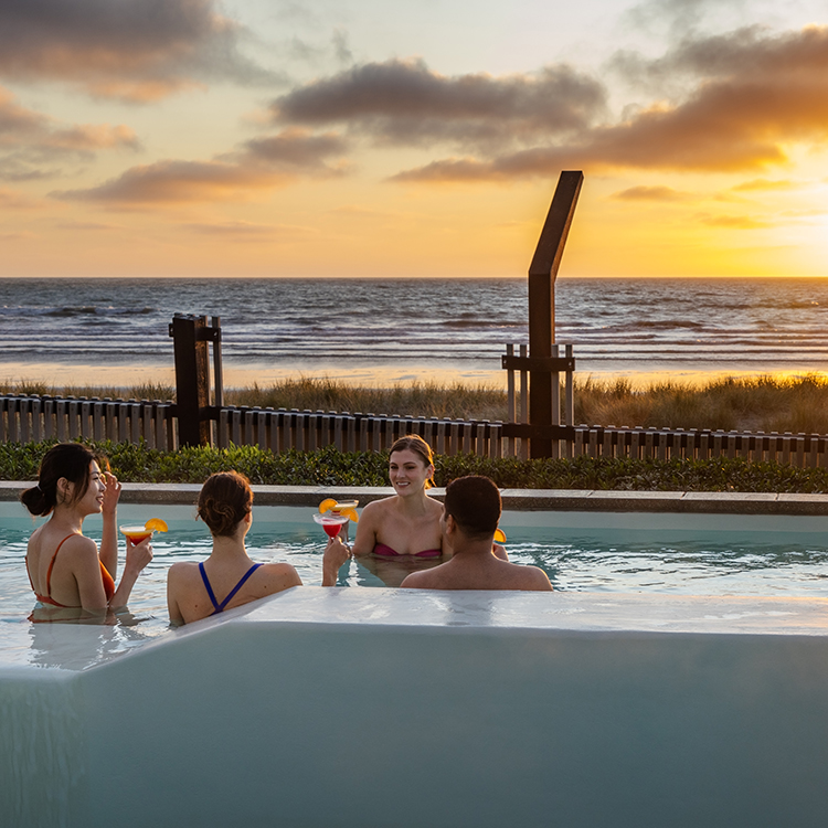  Indulge in a sunrise soak at He Puna Taimoana, Christchurch.