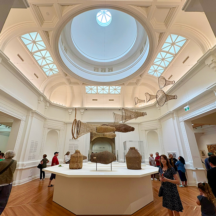  Inside the recently re-opened Sarjeant Gallery. Photo by Jo Percival.