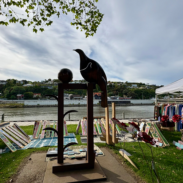 Explore more creativity at Whanganui's Riverside Markets. Photo by Jo Percival.