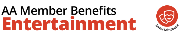 Text: AA Member Benefits Entertainment
