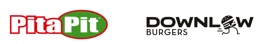 Pita Pit and Downlow Burgers logo