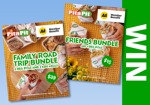 Win a bundle from Pita pit