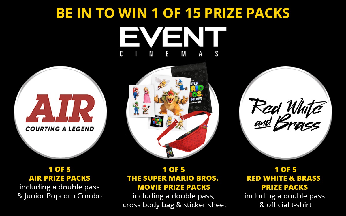 Be in to Win 1 of 15 prize packs for Event Cinemas photo