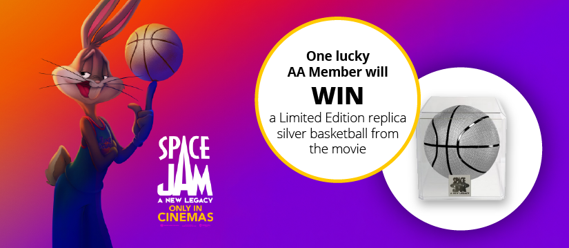 One AA member will win a limited edition replica silver basketball from Event Cinemas