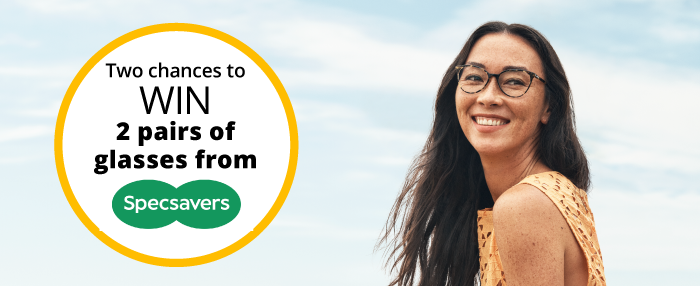 Two chances to win 2 pairs of glasses from Specsavers photo