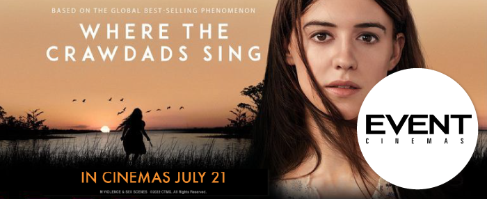 Where the crawdads sing banner for Event Cinemas