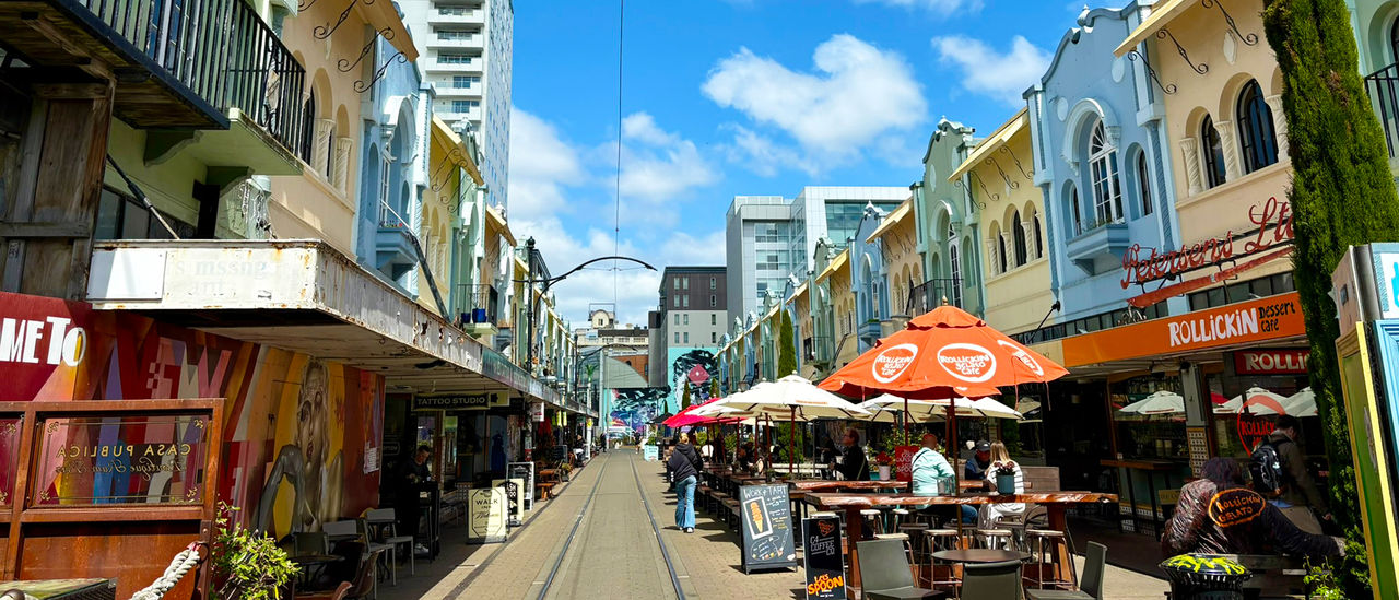 New Regent Street in Christchurch CBD
