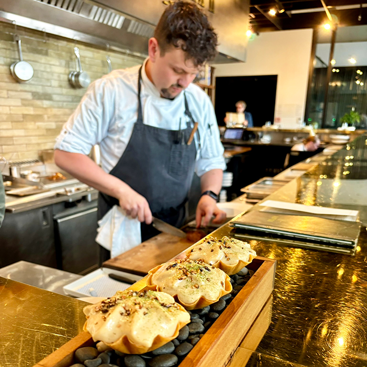  A delicious work of art at Inati. Photo by Jo Percival.