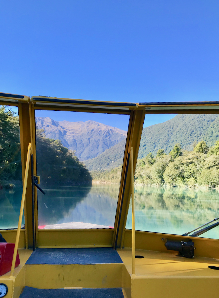 Waiatoto Jet boat view