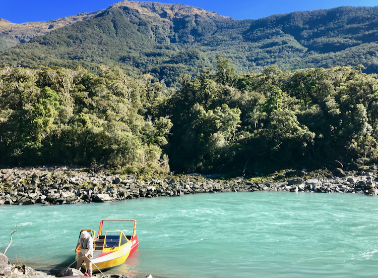 Waiatoto Jet boat