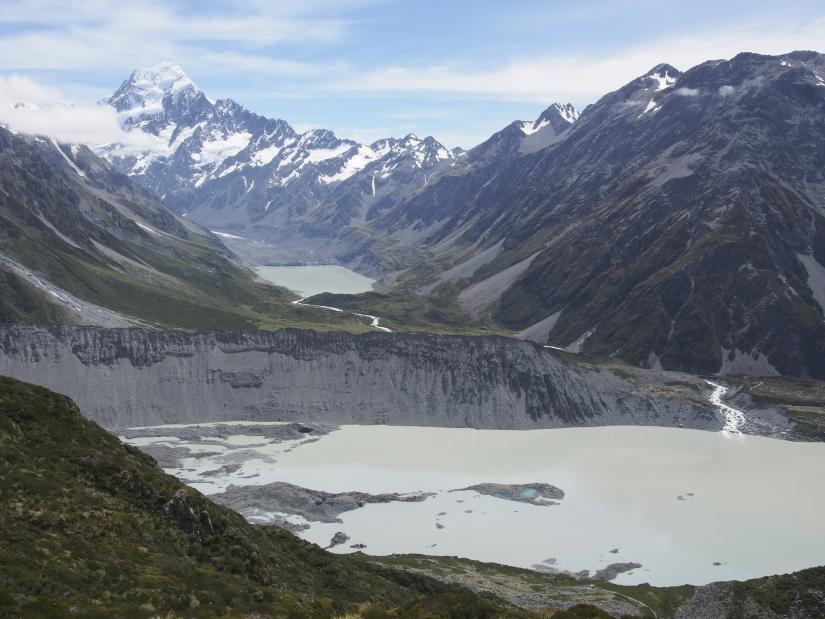 Aoraki Mount Cook from Sealy Tarns 