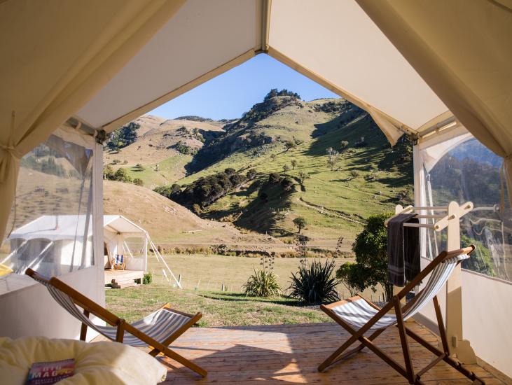 Glamping in Lavericks Bay