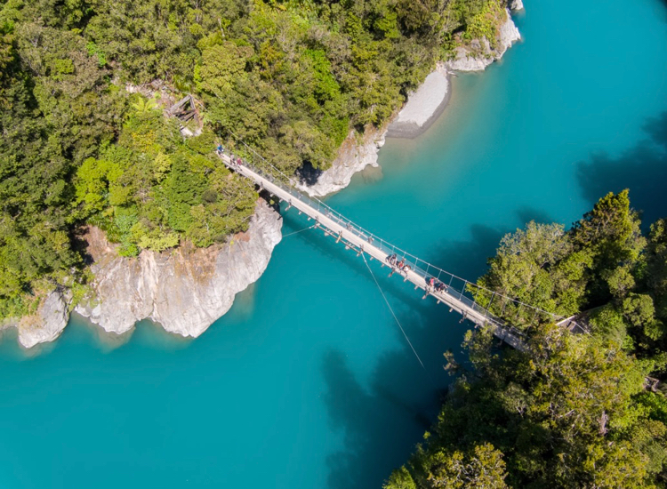 Hokitika Gorge bridge