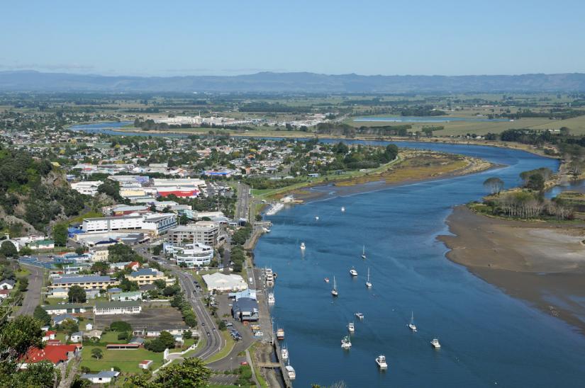 Whakatane Town from Kohi Point walk
