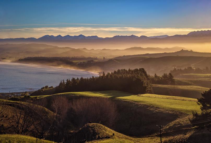 The view from the Kaikōura ranges