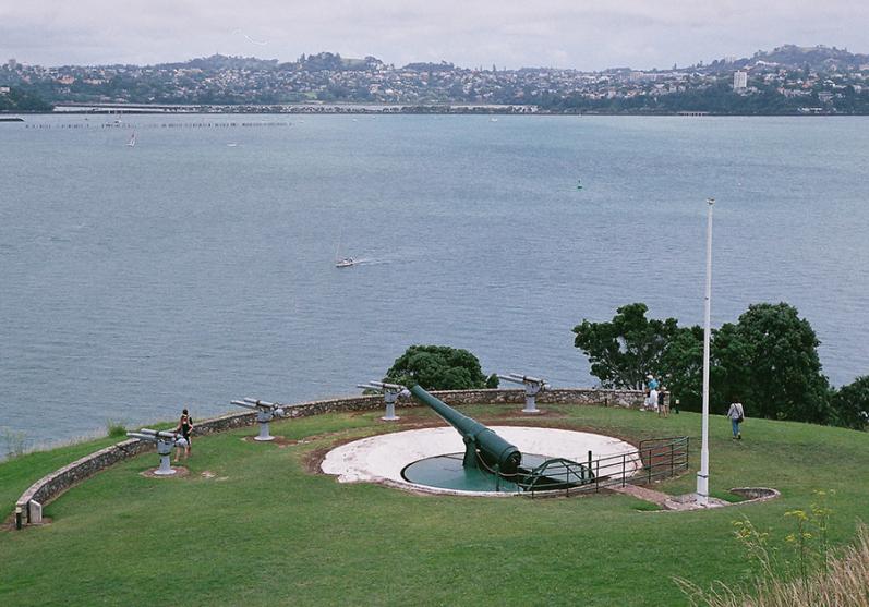 Gun emplacement on North Head Maungauika