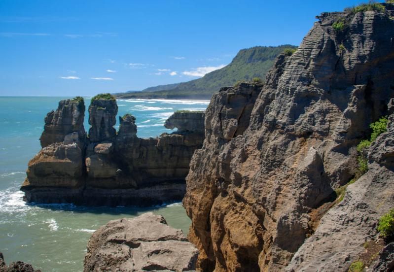 See the animals? Punakāiki rocks on the West Coast