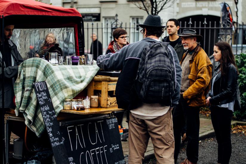 Coffee at the Dunedin Farmer's Market