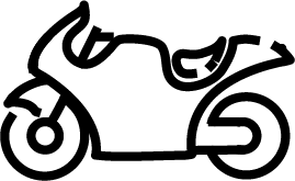 Illustration of motorcycle 