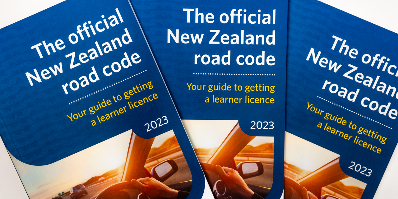 New Zealand road code books