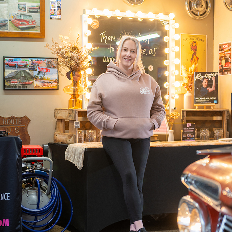 Melissa Hannan in her Christchurch workshop. Photo by Jim Huang.