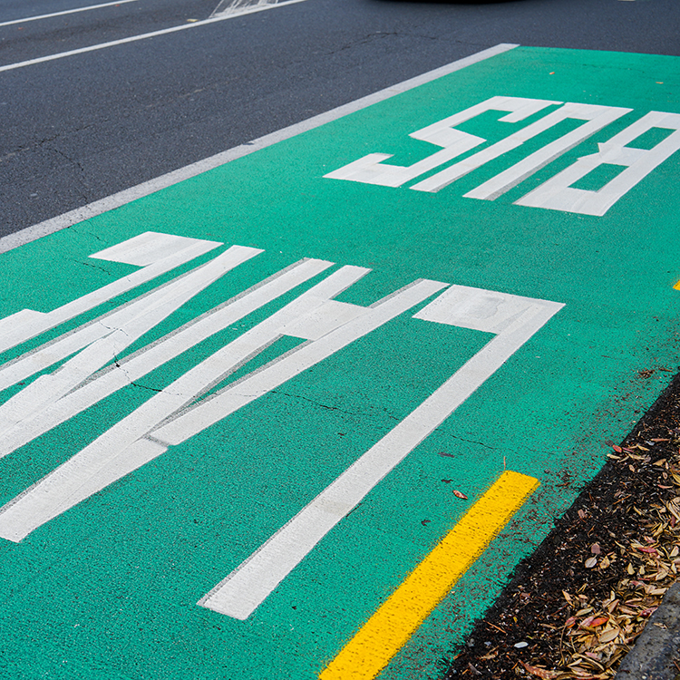 It's important to understand the rules around bus lanes.