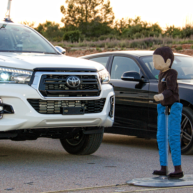 ANCAP also runs a pedestrian impact lab.