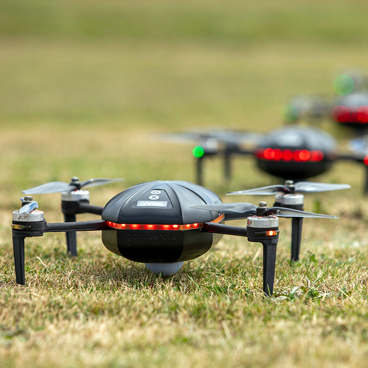 Drones ready for action. Photo by Tim Cuff.