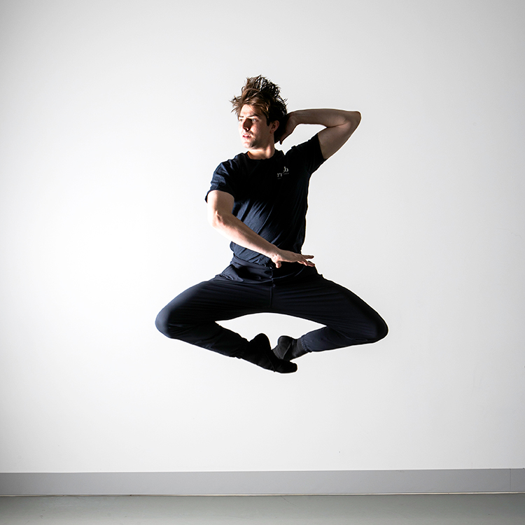 Hours of training are required to make leaps look effortless. Photo by Nicola Edmonds.