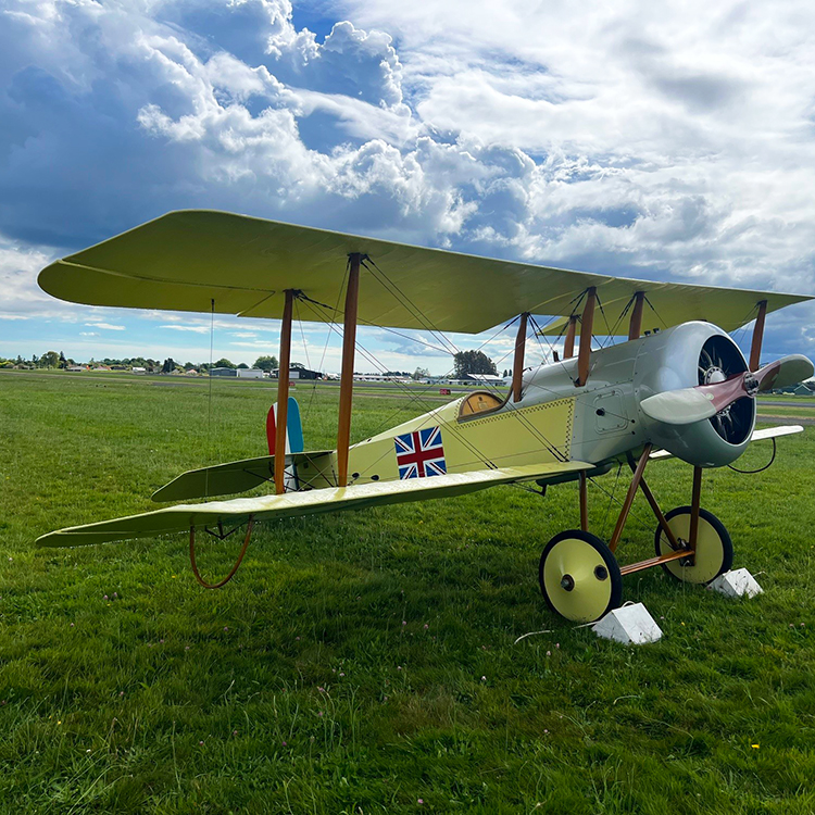 A WW1 Bristol Scout is a fragile and precious aircraft.