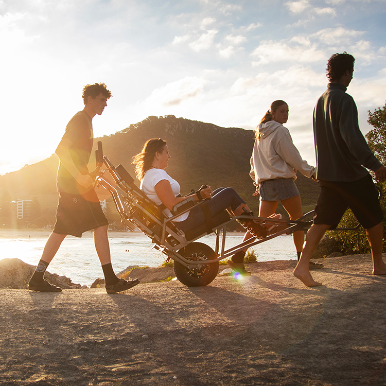 The TrailRider means that anyone with mobility issues can now access places that they previously couldn't. 