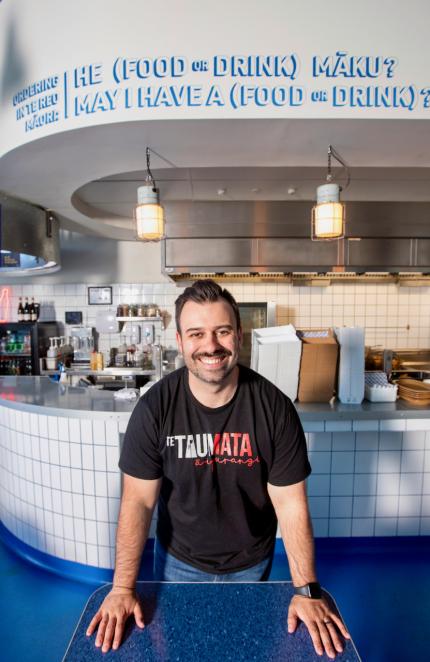 Anton Matthews, restaurateur and te reo teacher.