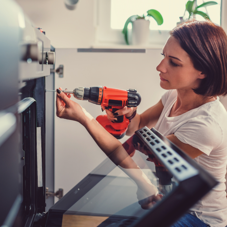 It's best not to replace an electric oven with a gas one by yourself.