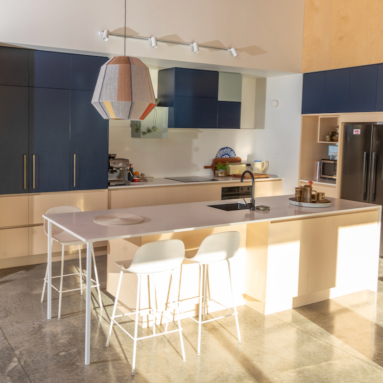 The kitchen lampshade informed many of Vanessa's decorating decisions.