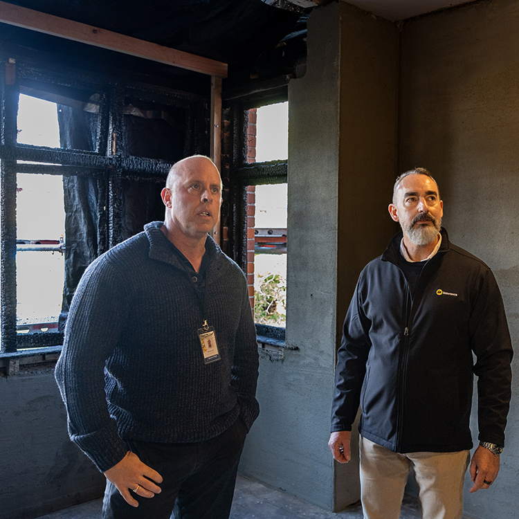 Mike Hart worked with AA Insurance to rebuild his home.