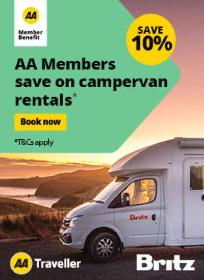 AA Members save on campervan rentals