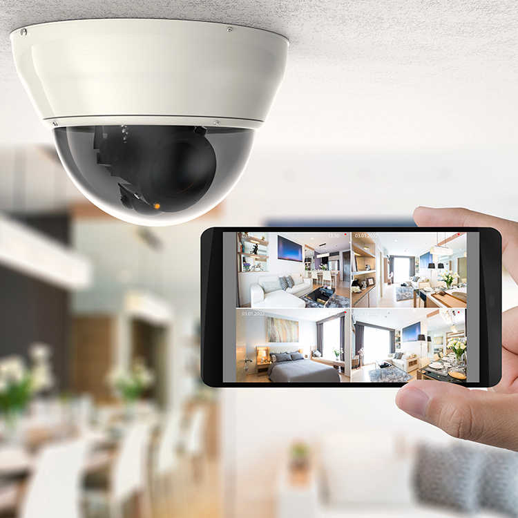 Use technology to help keep your home secure.