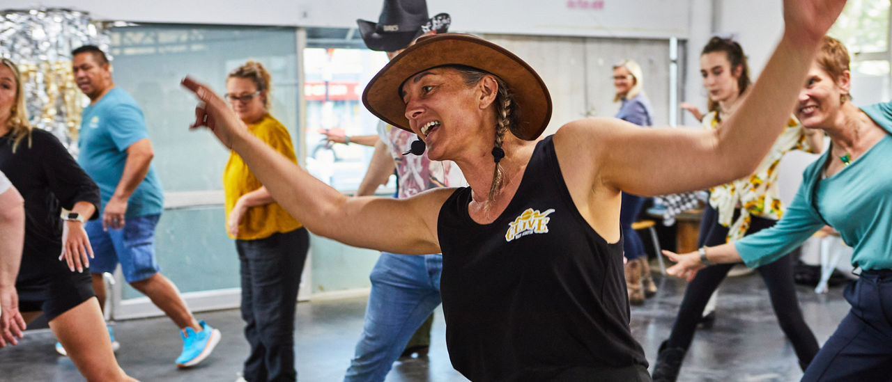 Find a new hobby - line dancing