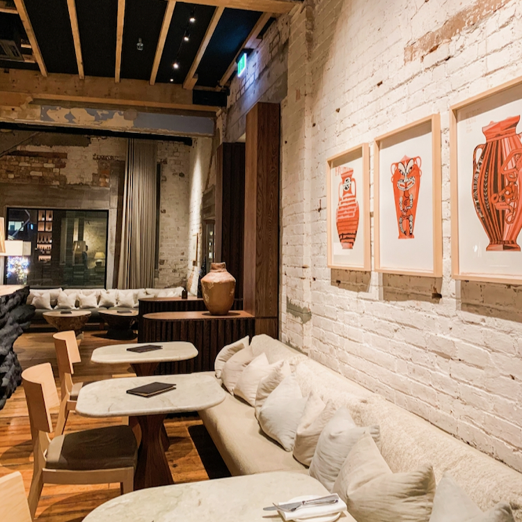 The Libraries at Hotel Britomart are filled with intriguing art. 