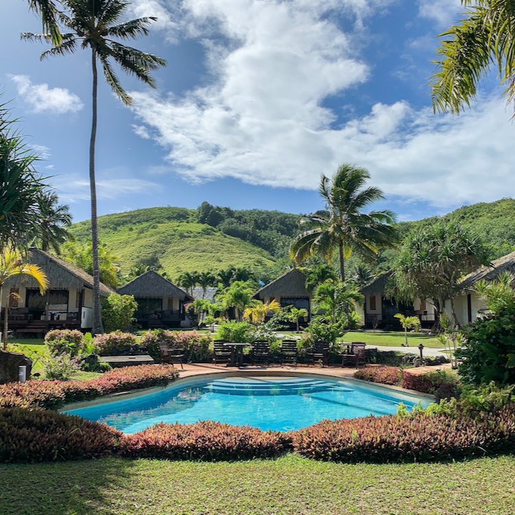 Experience casual luxury at Tamanu Beach Resort, Aitutaki. Photo by Monica Tischler.
