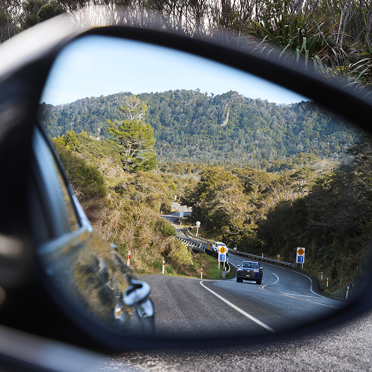 Views on the road along the West Coast.