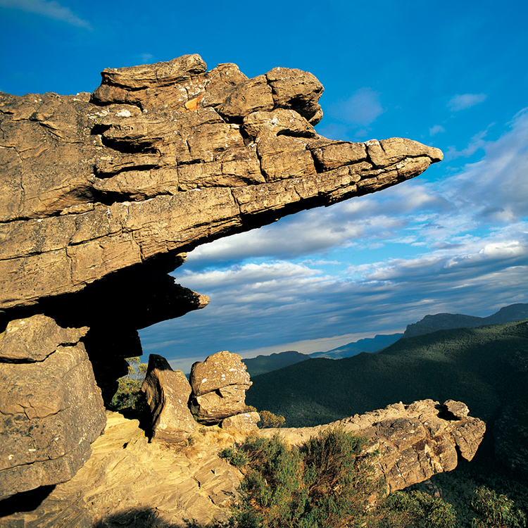 Incredible rocky outcrops in the Grampians. Photo by Eleanor Hughes. 