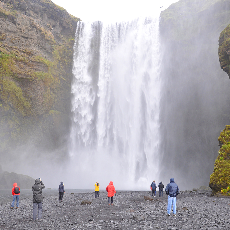 A mesmerising Icelandic waterfall. Photo by Susan Buckland.