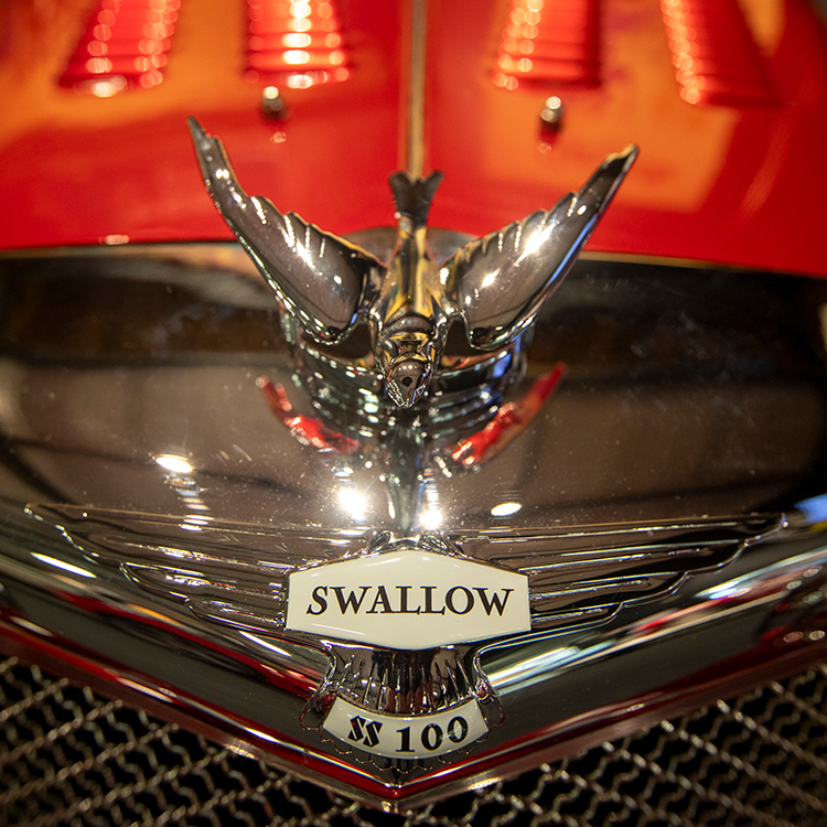 Nelson Classic Car Museum Swallow badge. 