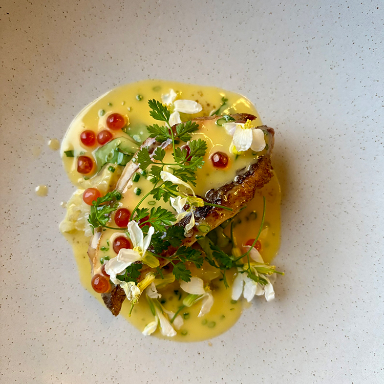A delectable course served at The Central Fire Station Bistro. Photo by Jo Percival.