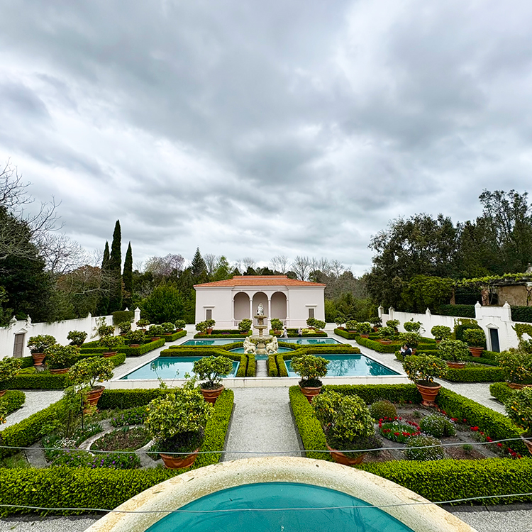 The stately Italian Renaissance garden. Photo by Jo Percival.