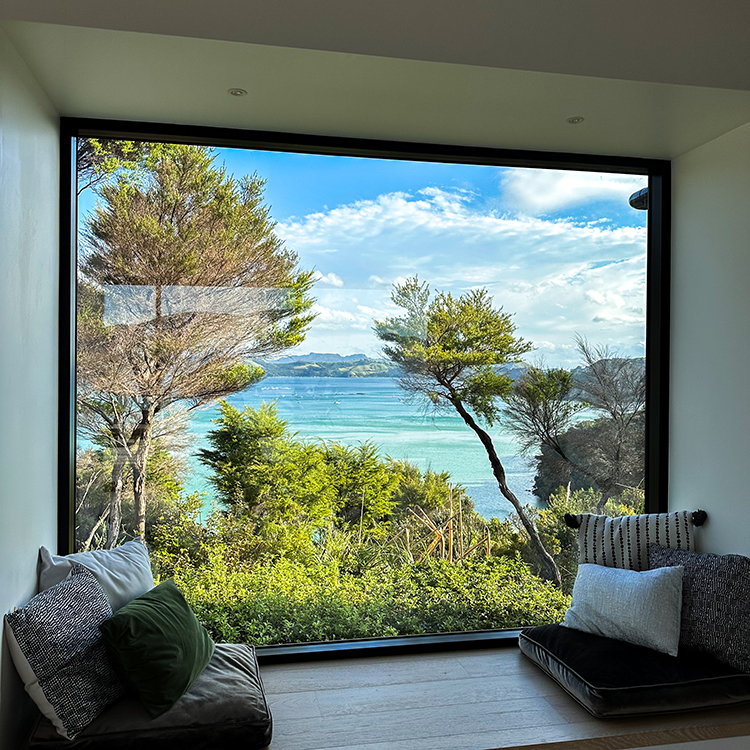 Stunning views from the aptly named Heavenly Escape in Wyuna Bay. Photo by Monica Tischler.